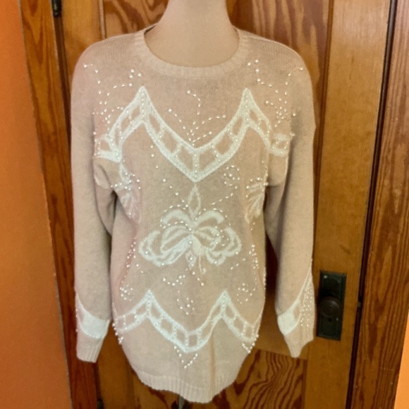 Vintage 90s beaded sweater - Picture 5 of 9